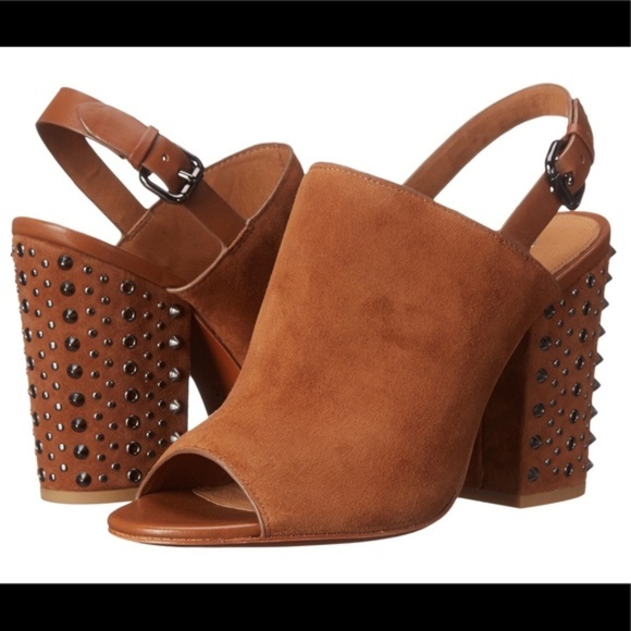 Coach Shoes - NEW Coach "Drew" brown suede w/ leather trim